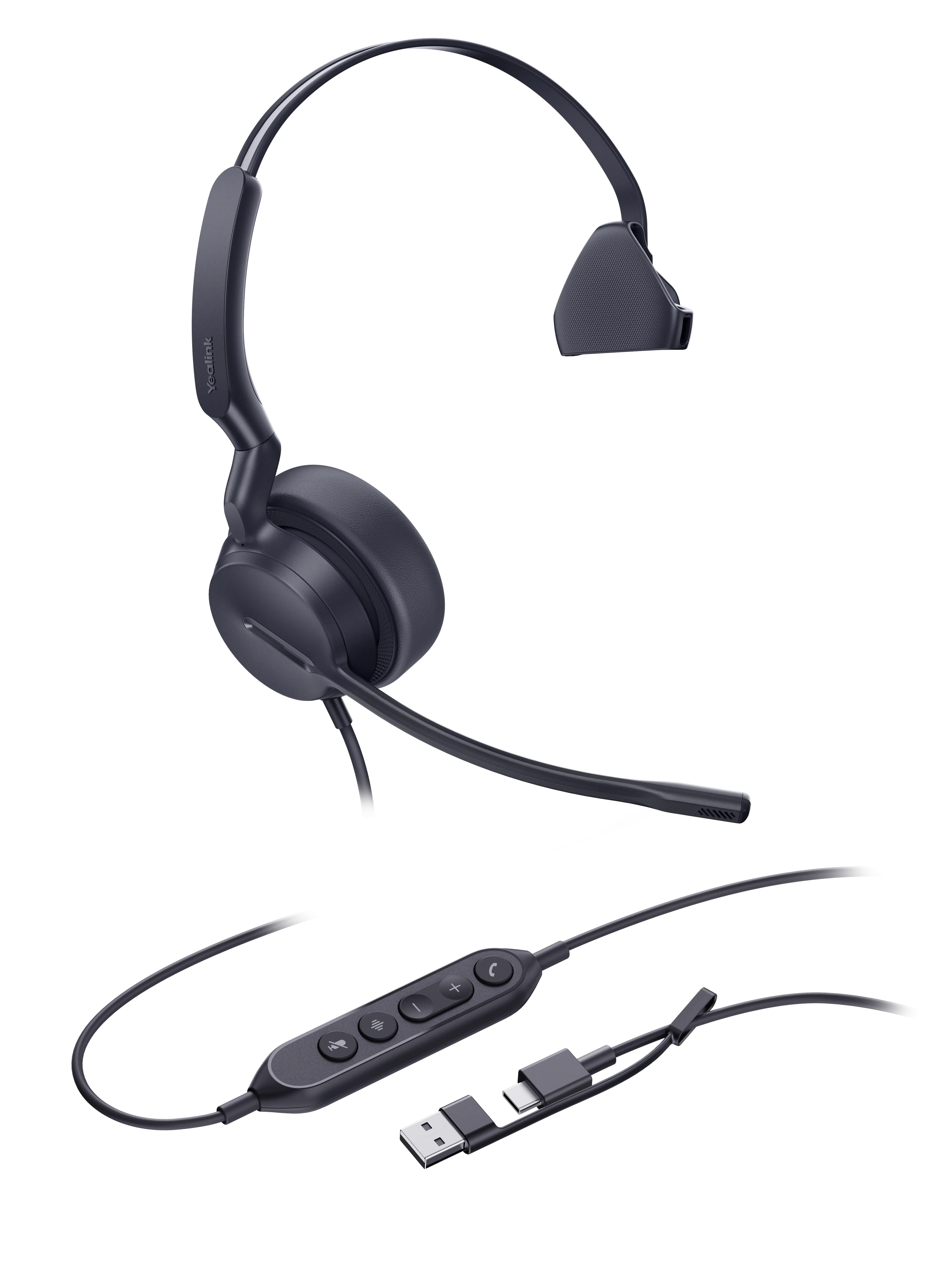 Yealink UH44 Mono USB-C/A headset